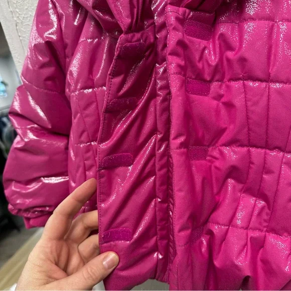 Obermeyer pink sparkle snow jacket